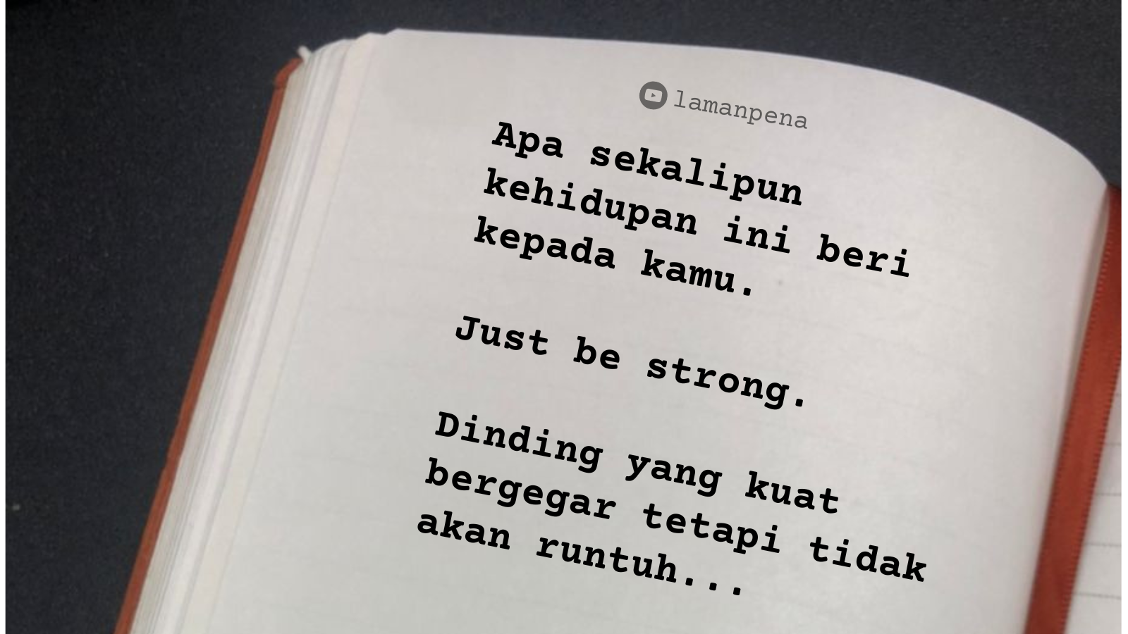 MOTIVASI : KUATKAN SEMANGAT KERANA KAMU INSAN YANG HEBAT