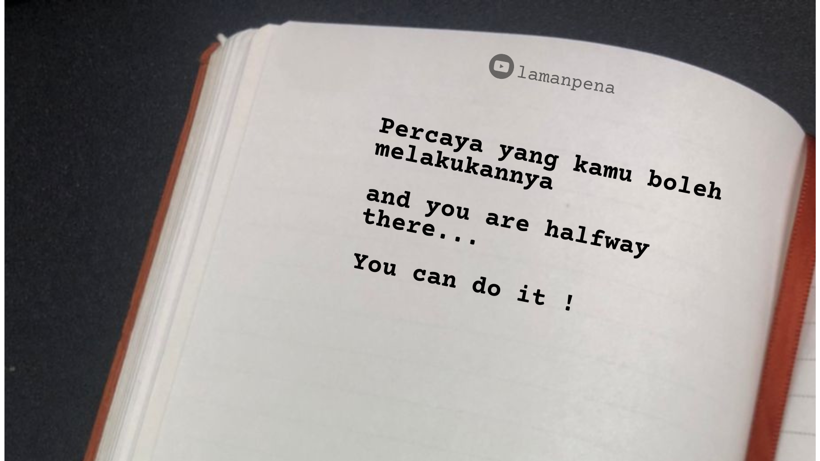 MOTIVASI : HAMPIR SEPARUH JALAN