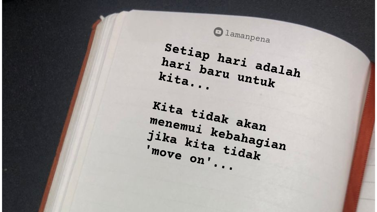 MOTIVASI : MOVE ON DAN JALAN KEHADAPAN