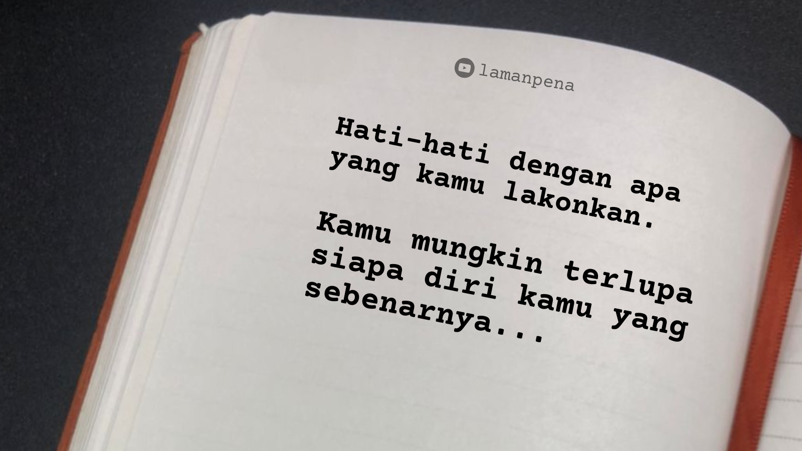 MOTIVASI : HATI-HATI TAKUT TERLUPA