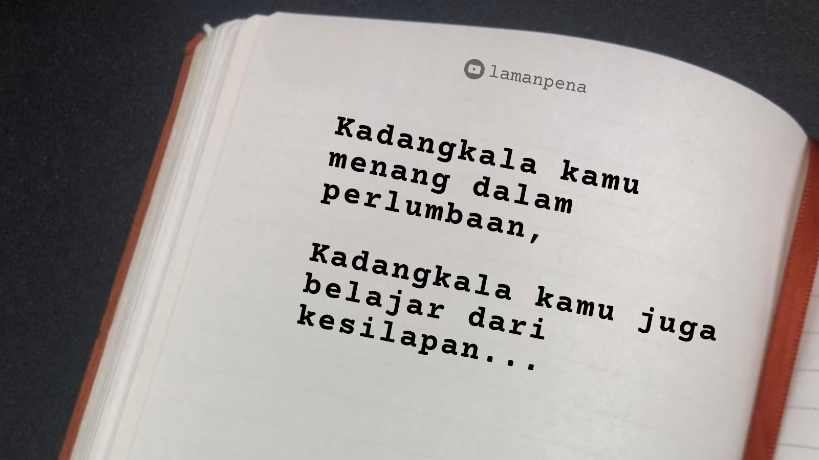 MOTIVASI : KALAH DAN MENANG