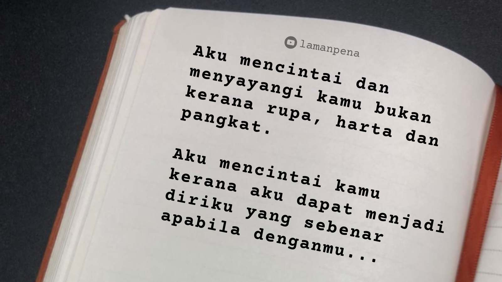 CINTA : MENJADI DIRIKU SEBENAR