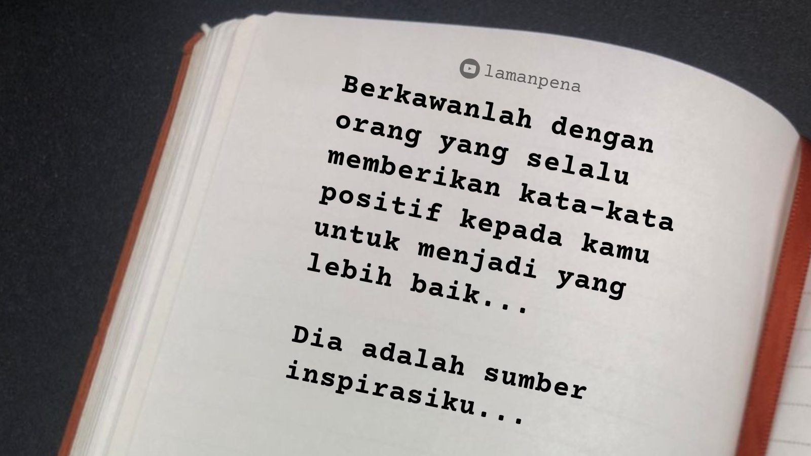 MOTIVASI : SUMBER INSPIRASIKU ADALAH KAMU