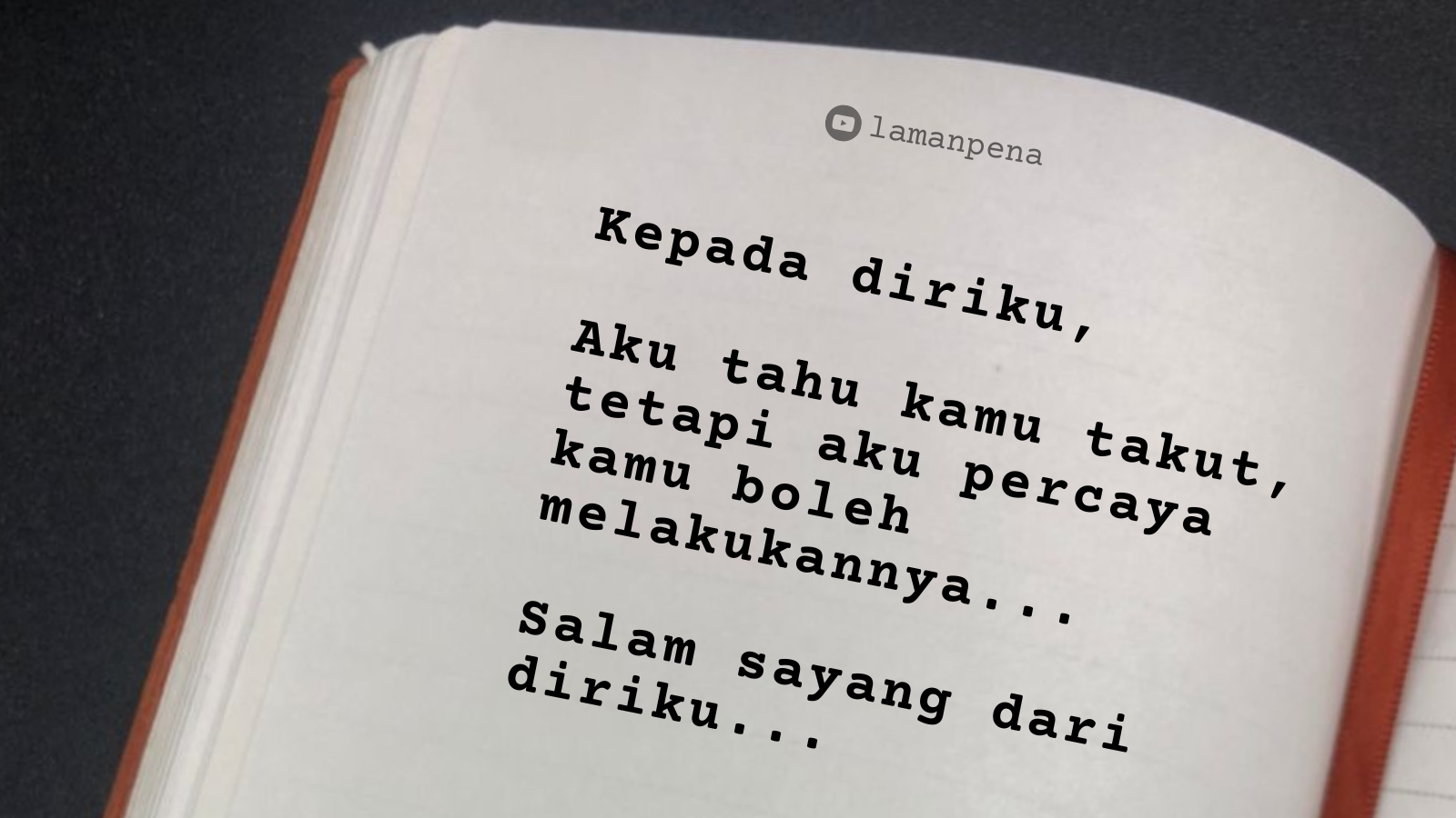 MOTIVASI : AKU TAHU DIRIMU HEBAT